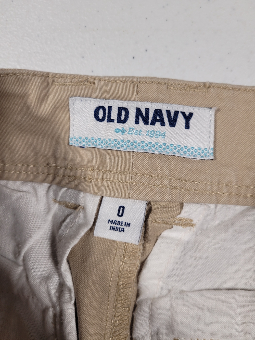 Old Navy Women's Khaki Stretch Chino Pants - Light Tan - Picture 2 of 3